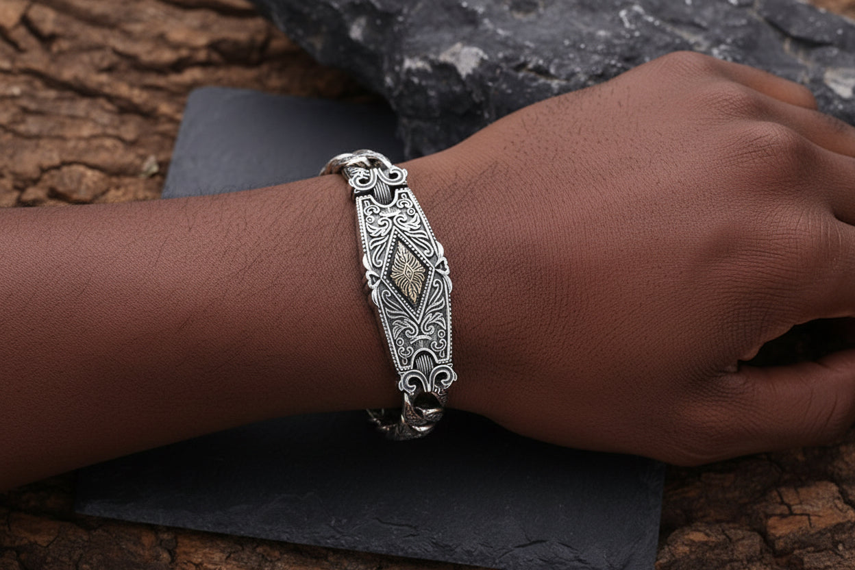 Sterling Silver Filigree Bracelet