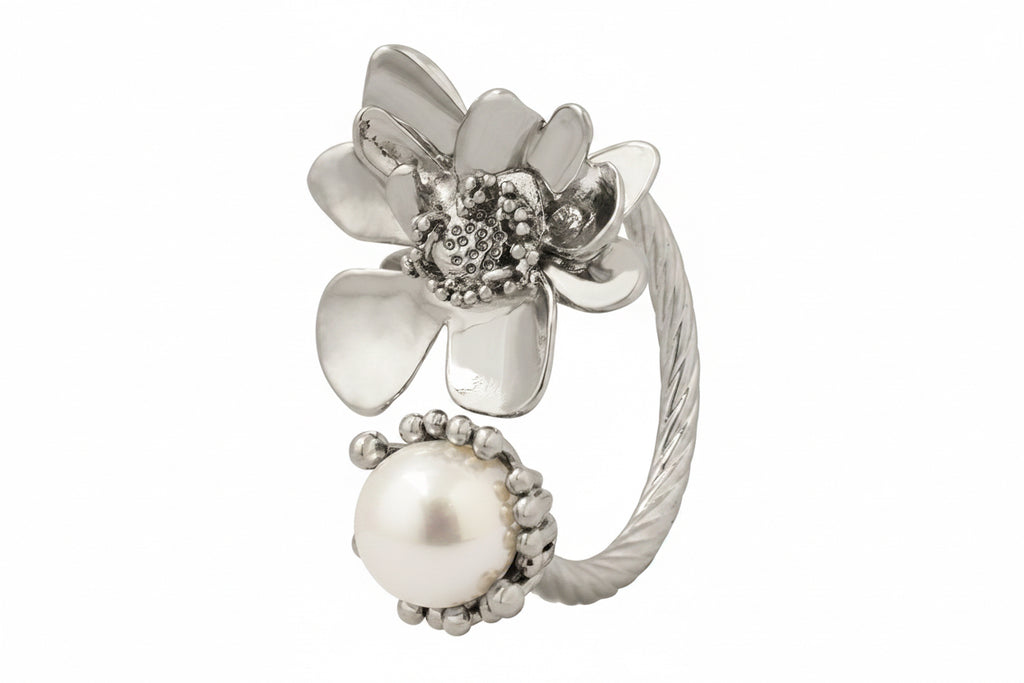 French Retro Floral Ring