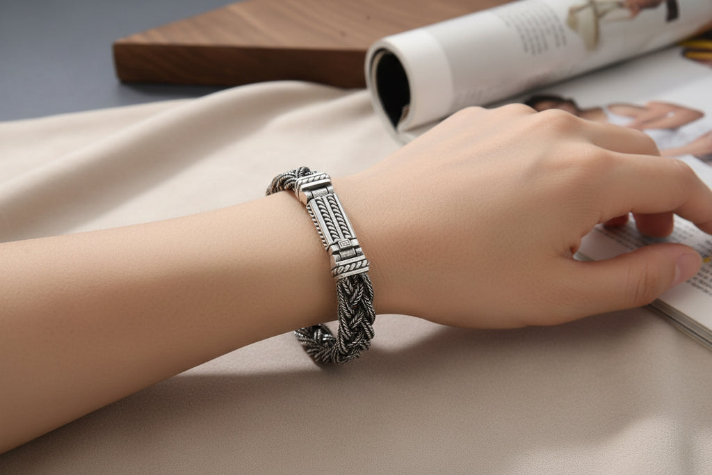 Woven Fox Tail Bracelet