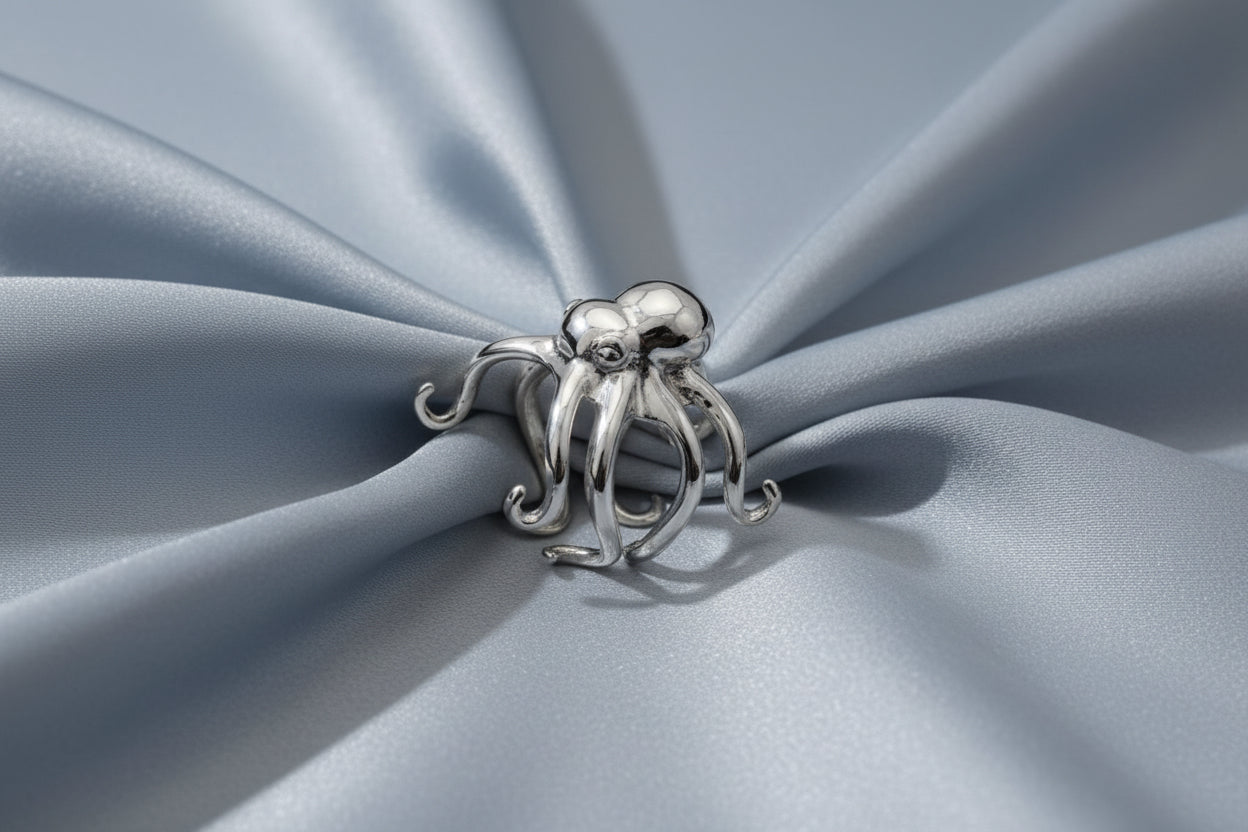 Octopus Surgical Steel Ring