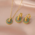 Byzantine Cloisonné Jewelry Set