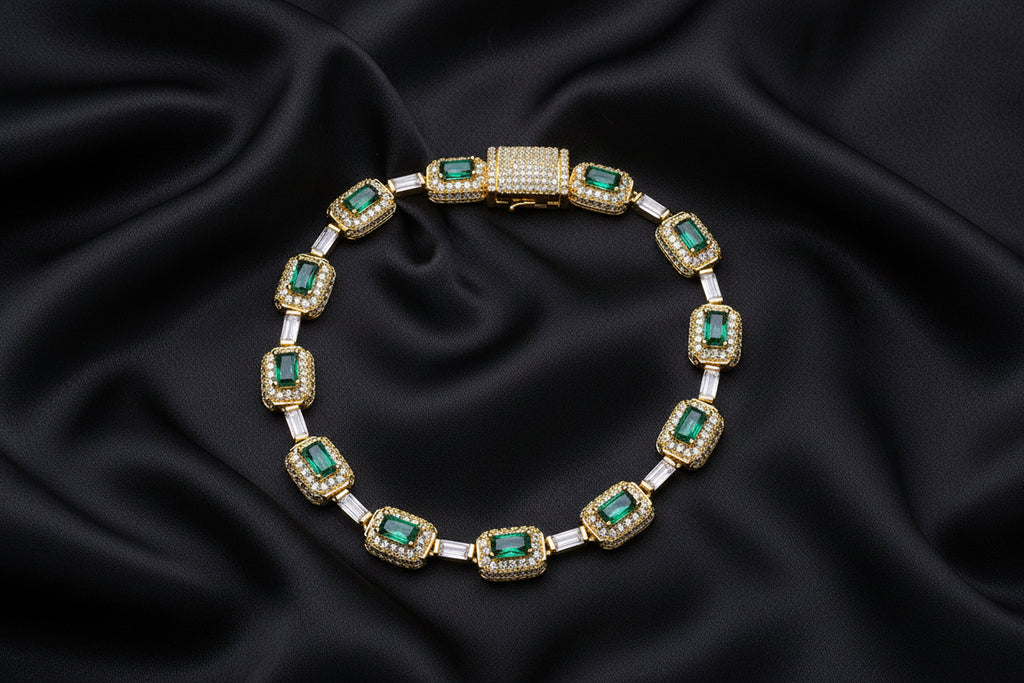 Men's European Gemstone Bracelet