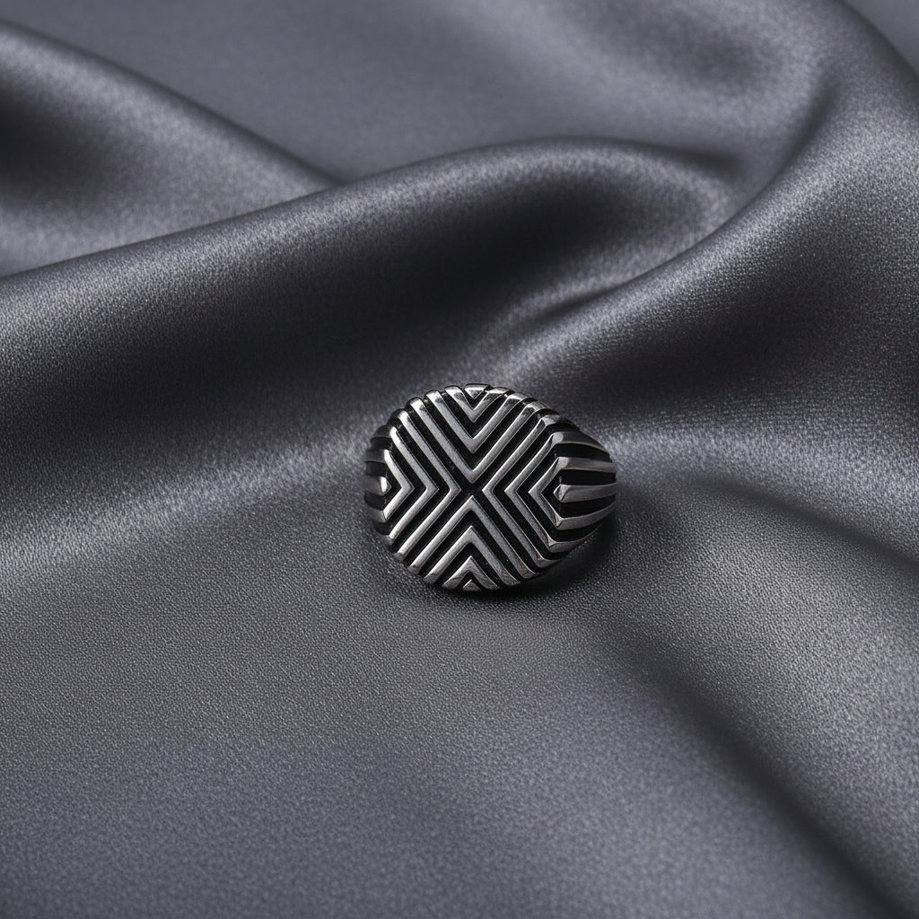 Cross Retro Punk Ring