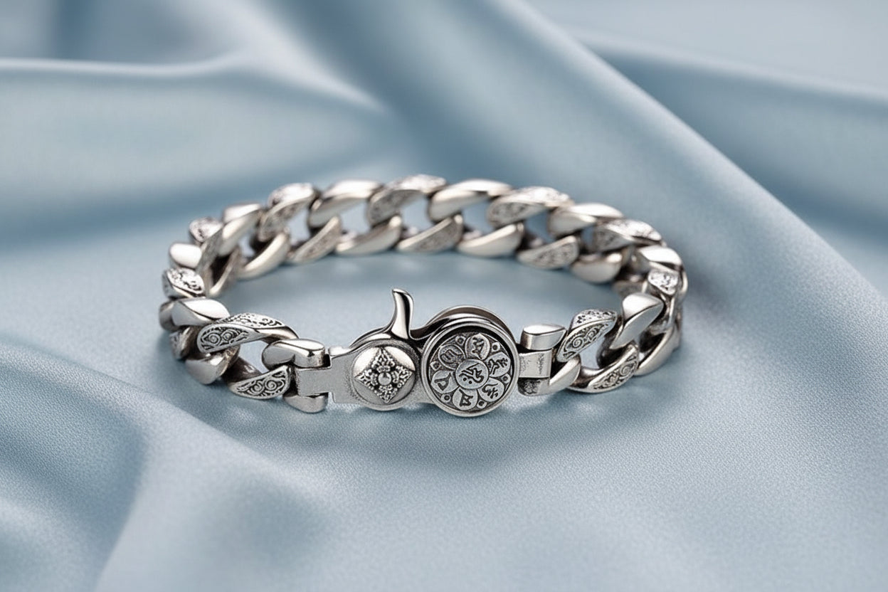 Mantra Rotatable Retro Bracelet