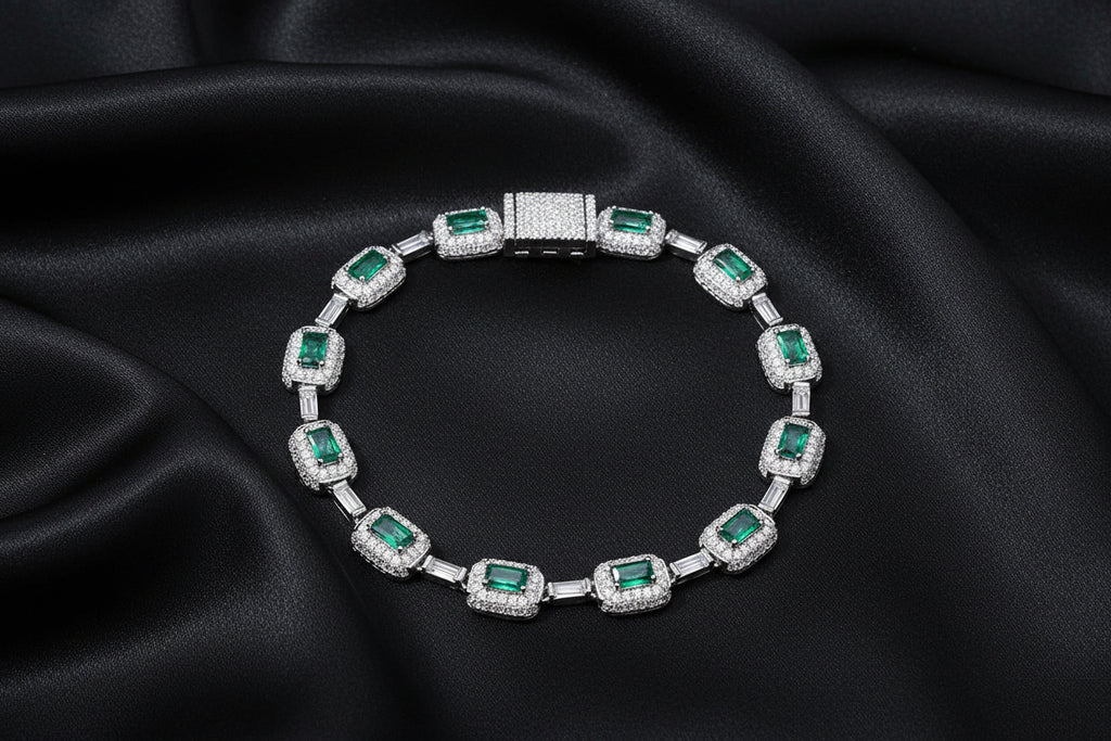 Men's European Gemstone Bracelet