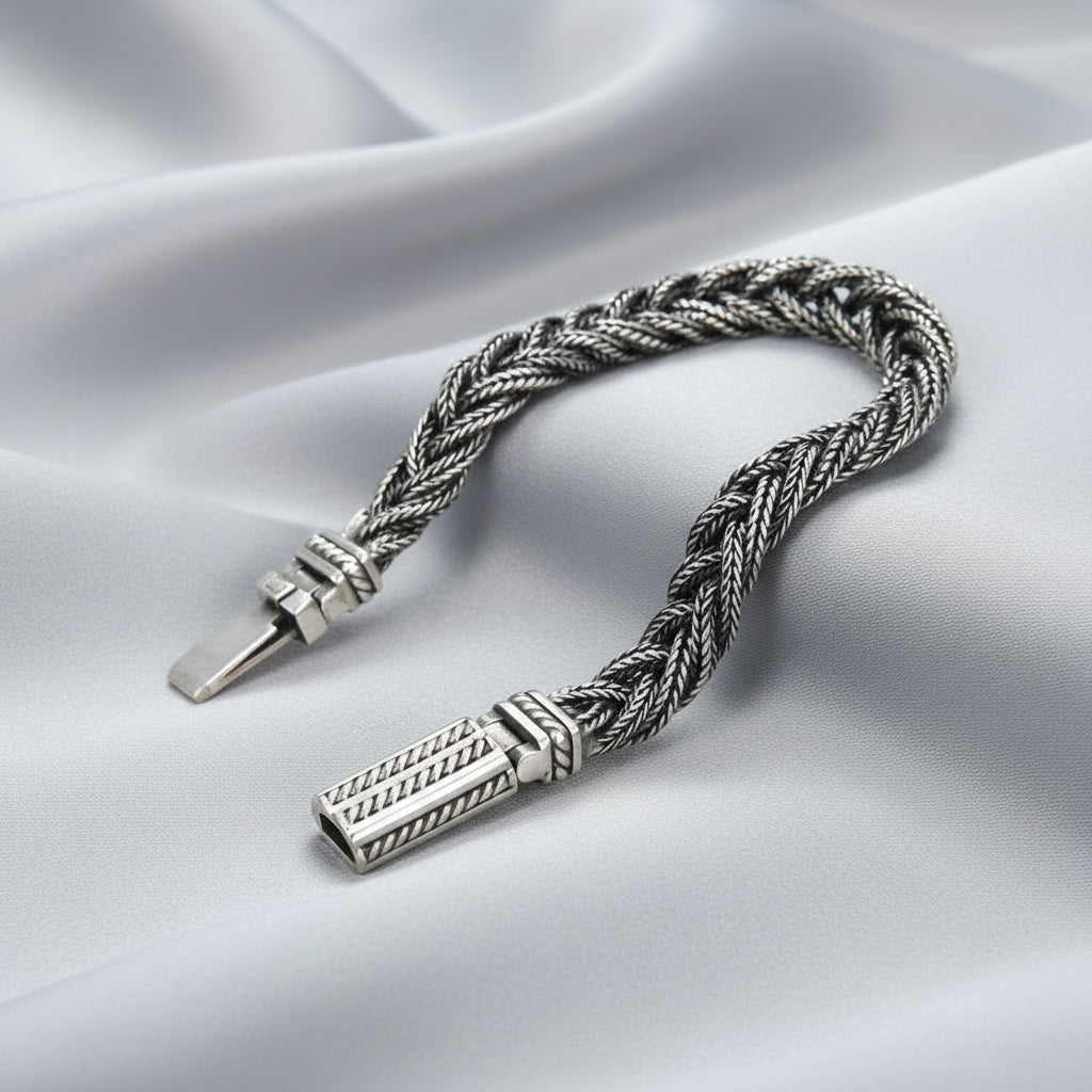 Woven Fox Tail Bracelet