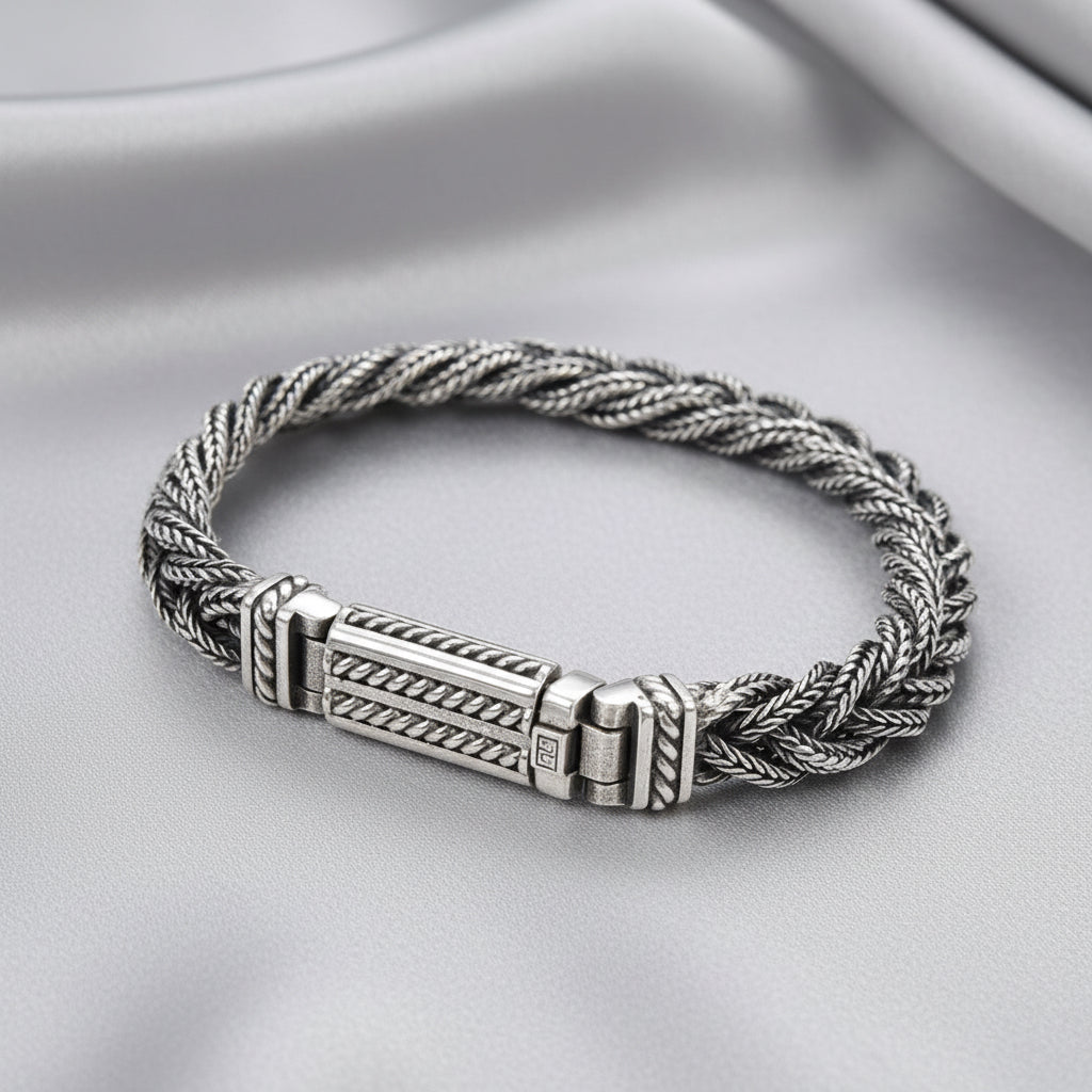 Woven Fox Tail Bracelet