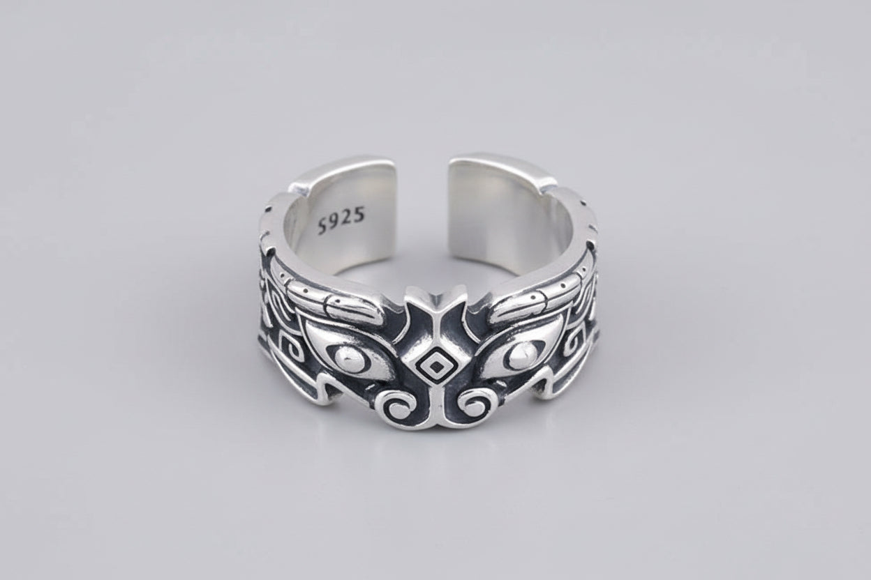 Warrior Mask Ring