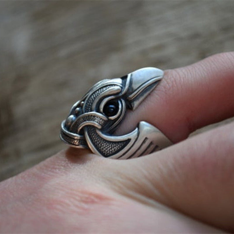 Gothic Raven Ring
