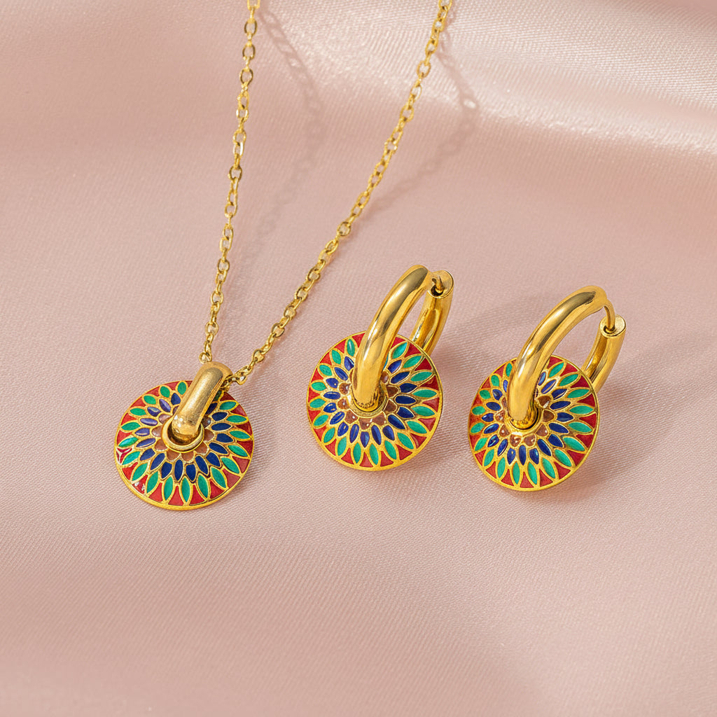Byzantine Cloisonné Jewelry Set