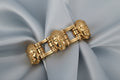 Titanium Gold Buddha Bike Chain Bracelet