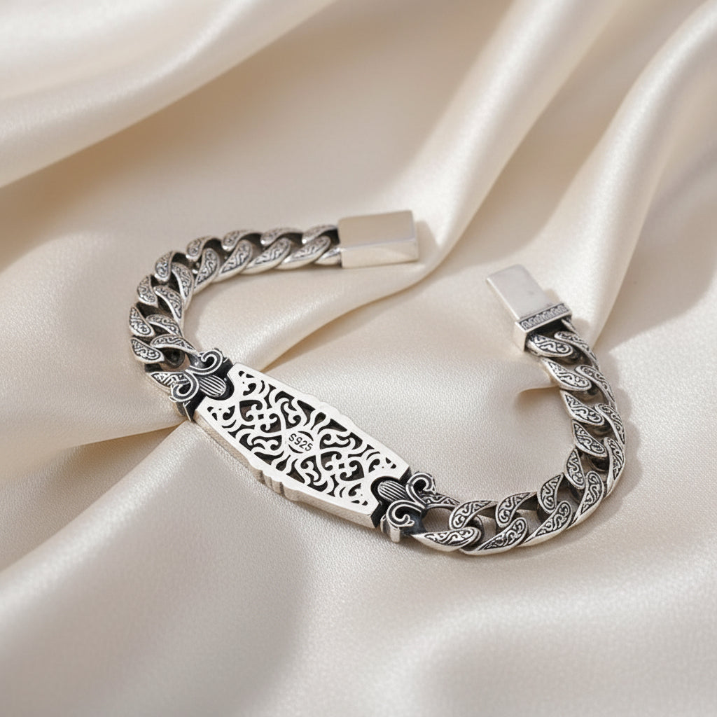 Sterling Silver Filigree Bracelet