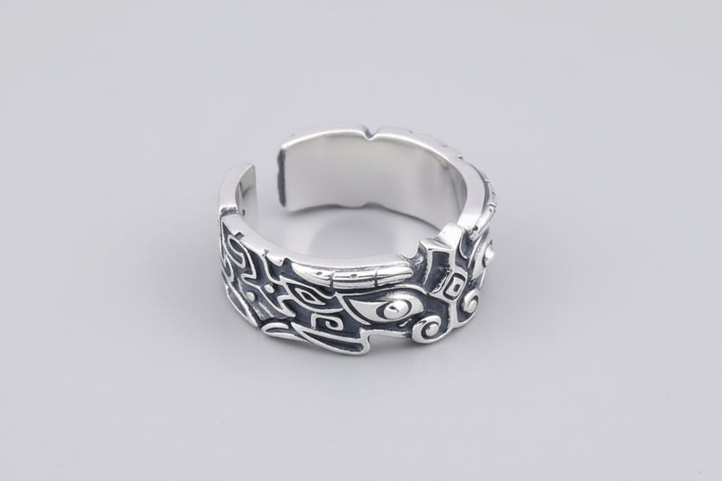 Warrior Mask Ring