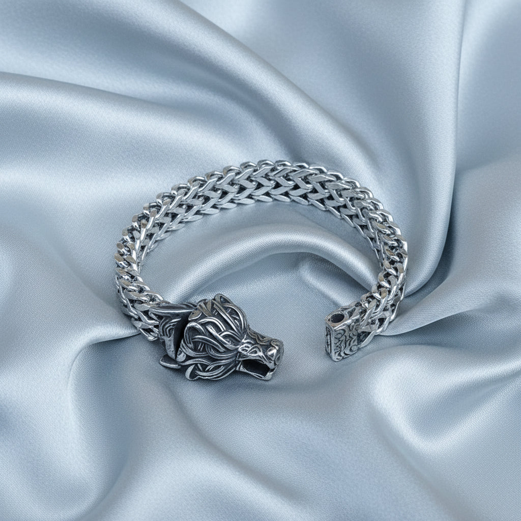 Viking Titanium Steel Bracelet