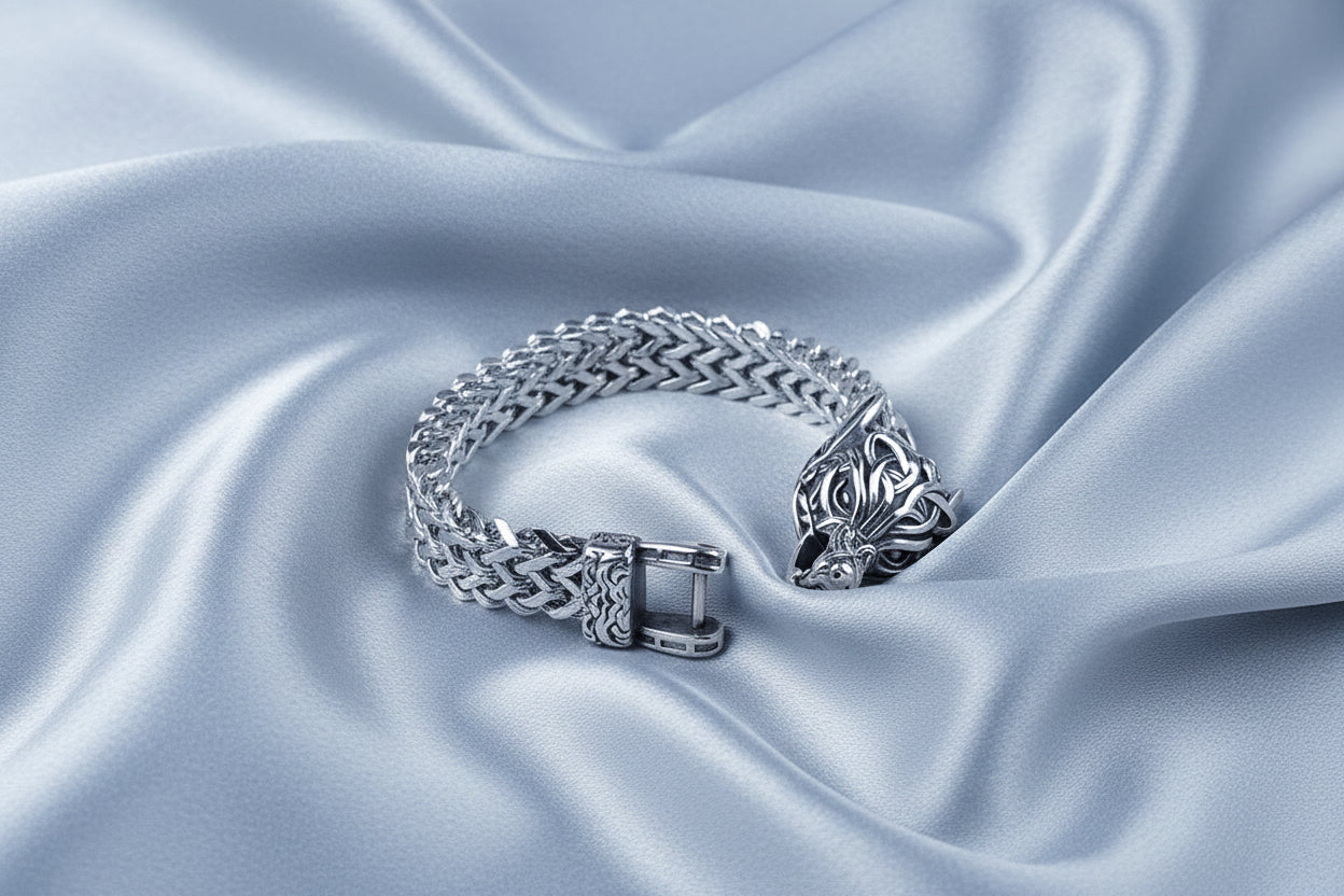 Viking Titanium Steel Bracelet