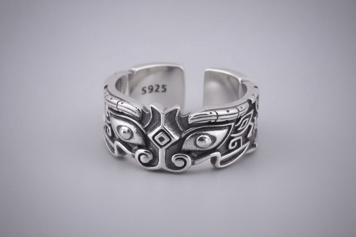 Warrior Mask Ring