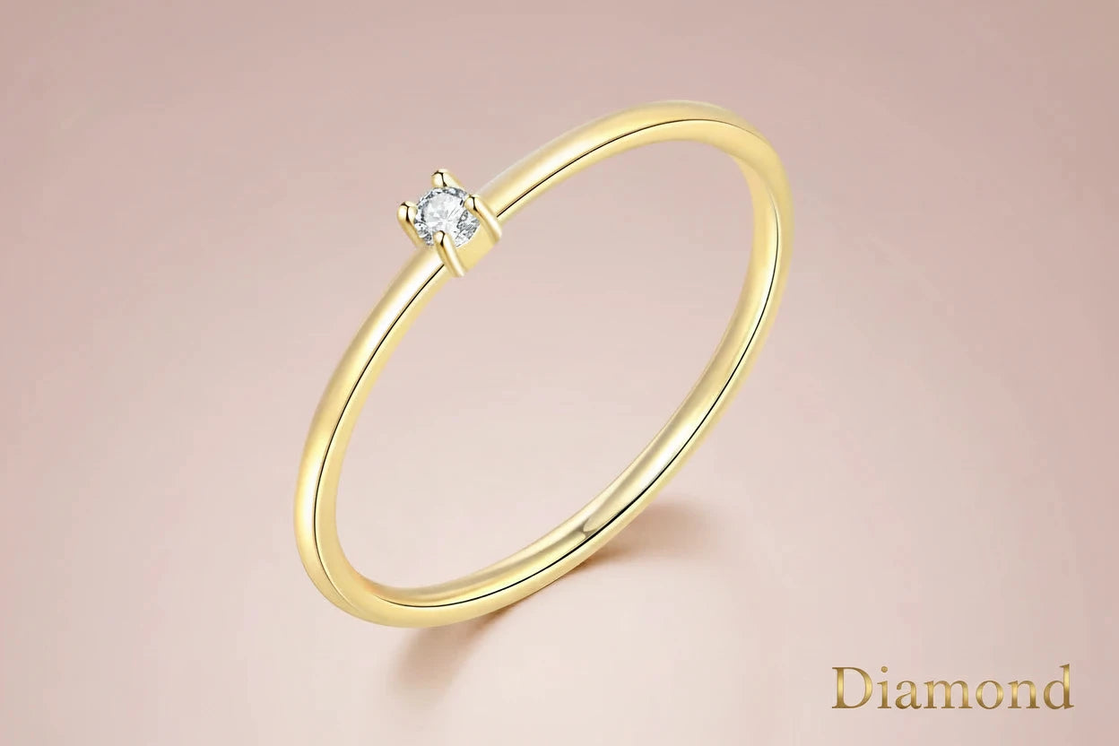 Thin Dainty Stack Rings