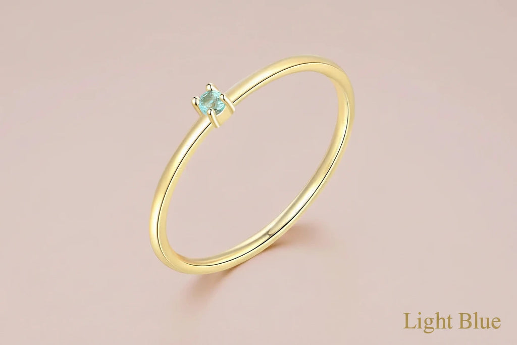 Thin Dainty Stack Rings