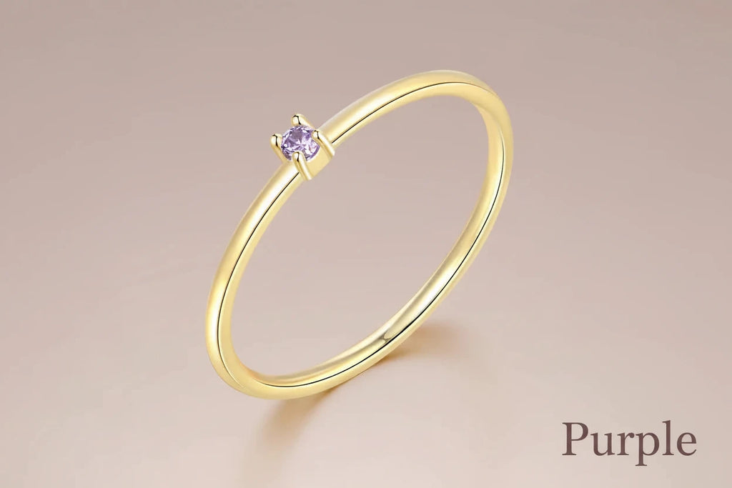 Thin Dainty Stack Rings