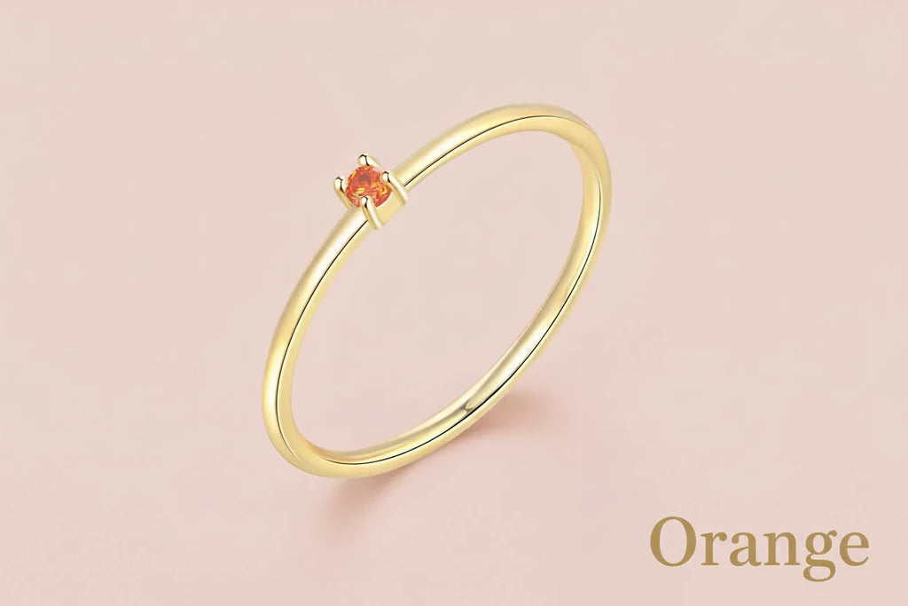 Thin Dainty Stack Rings