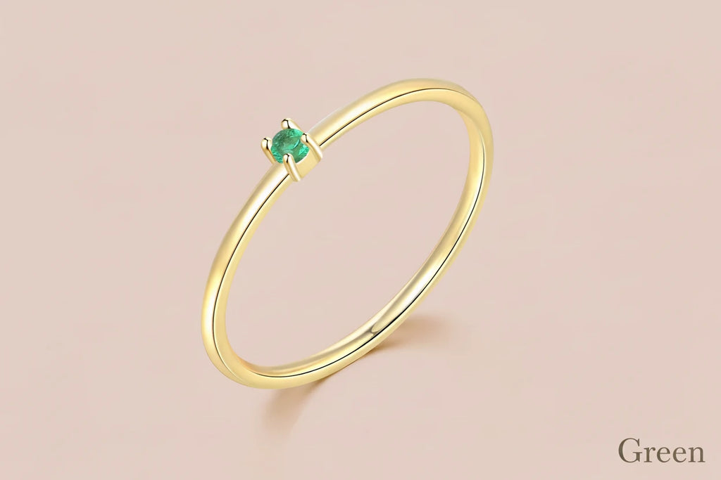 Thin Dainty Stack Rings