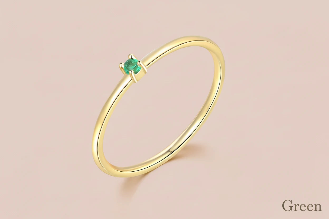Thin Dainty Stack Rings