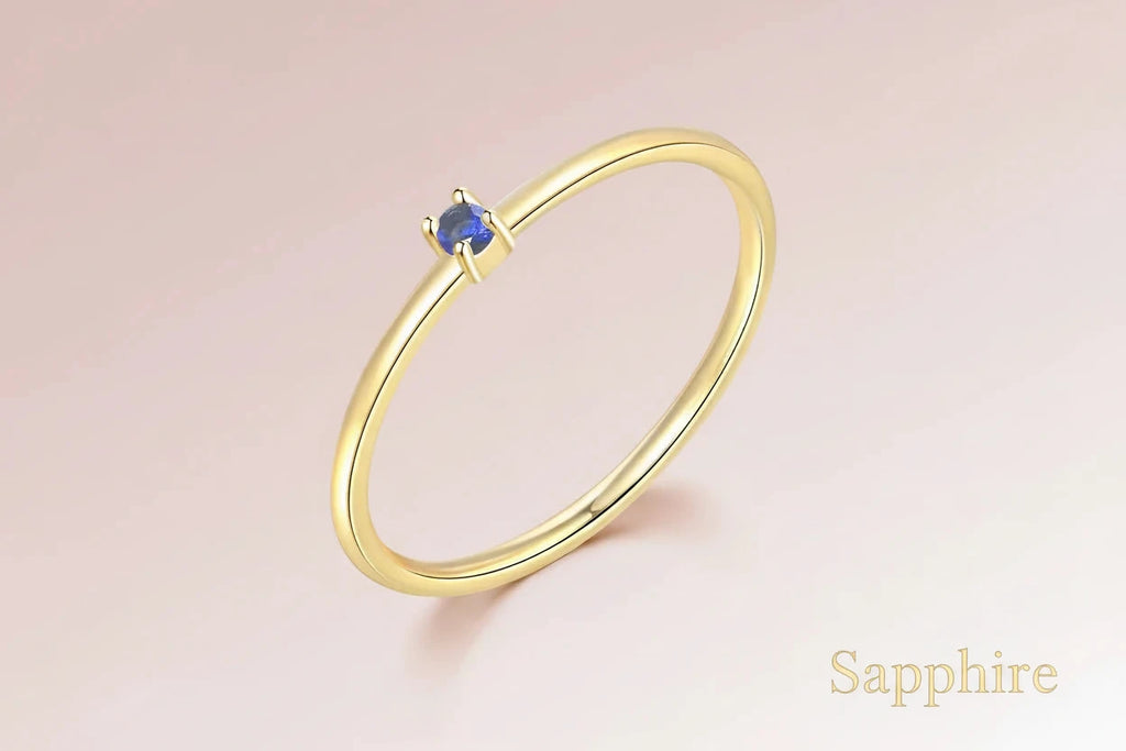 Thin Dainty Stack Rings