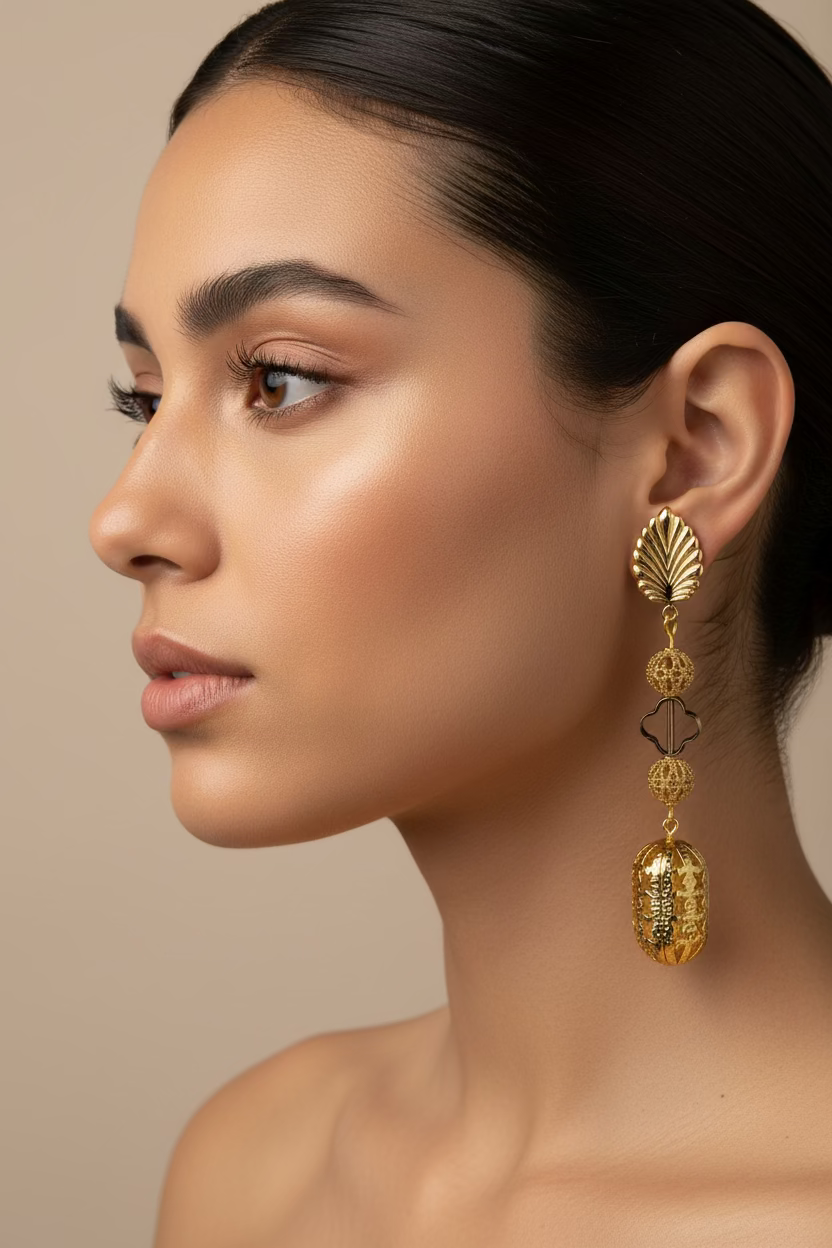 Lantern Glow Earrings 🐝