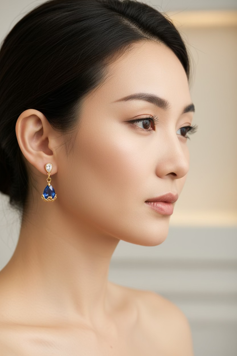 Honeycomb Gemstone Earrings 🐝