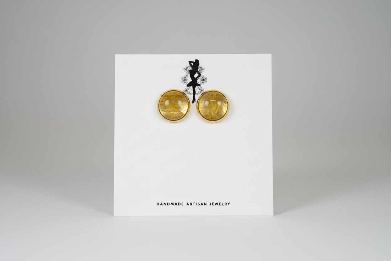 Genuine Goldstone Studs 🐝