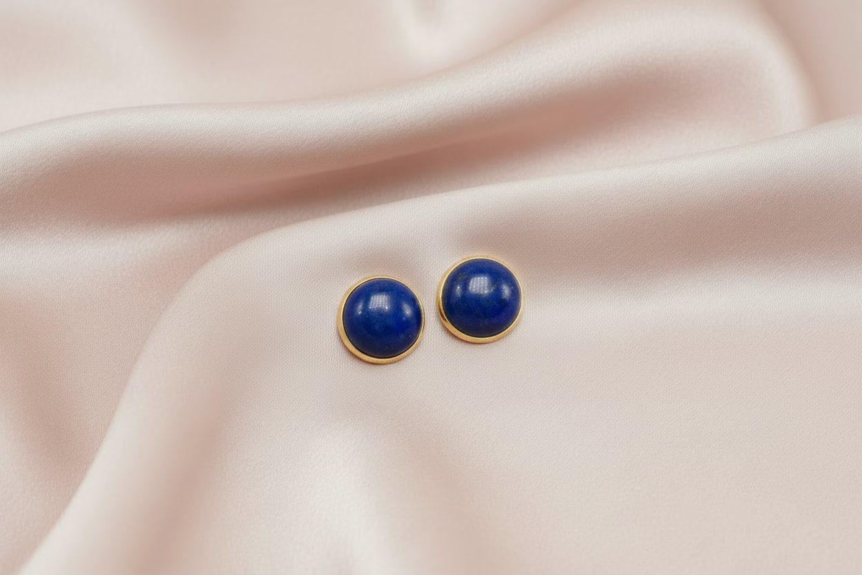 Genuine Lapis Lazuli Studs 🐝