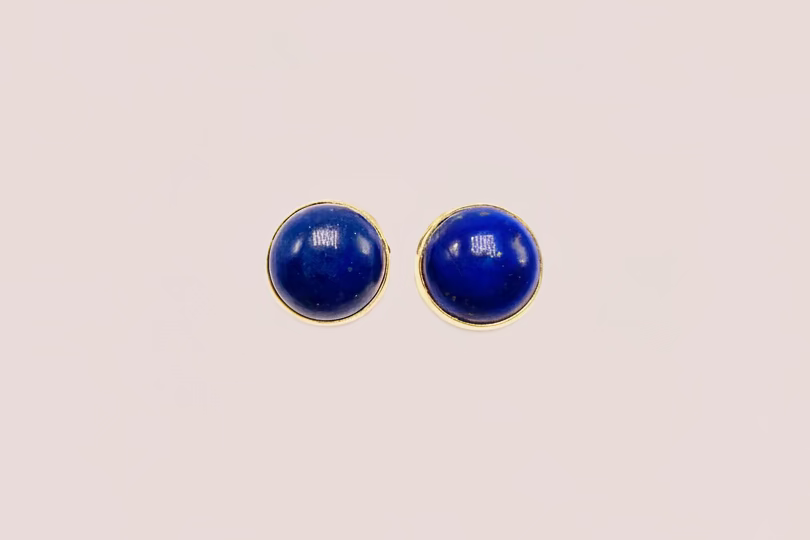 Genuine Lapis Lazuli Studs 🐝
