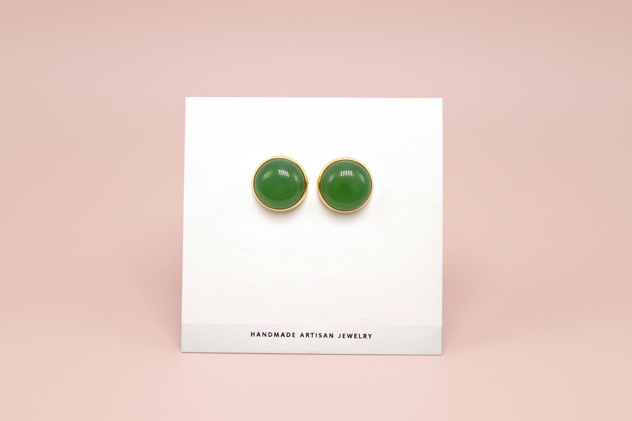 Genuine Aventurine Studs 🐝