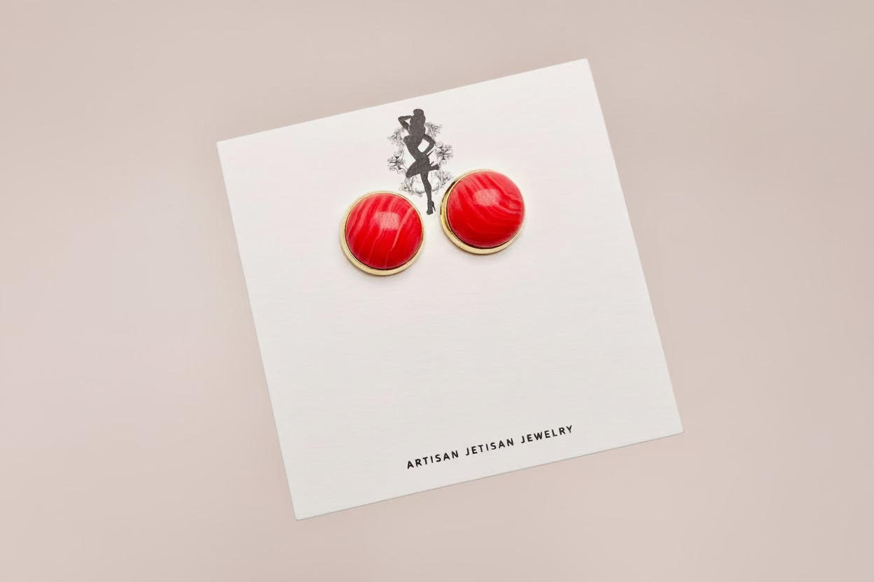 Rose Quartz Studs 🐝