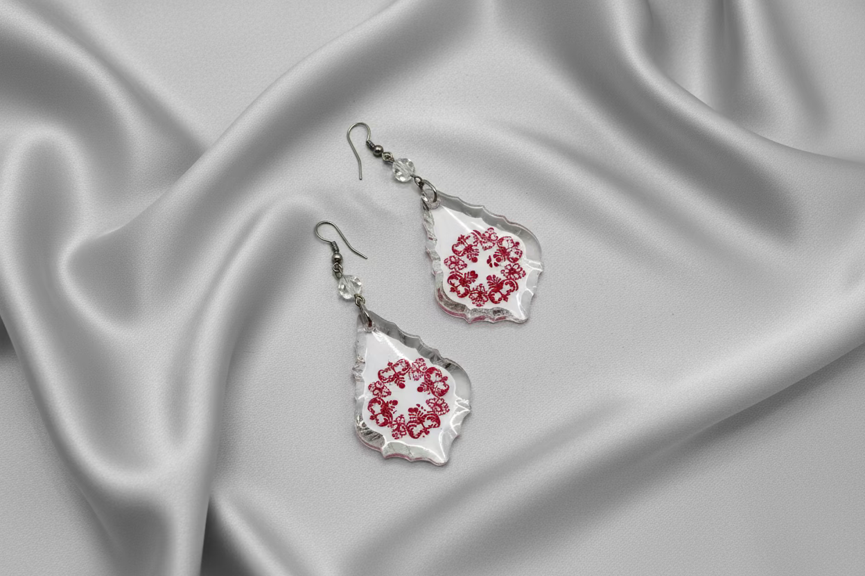 ⚜️Baroque Glass Drop Earrings