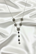 ⚜️Obsidian Spike Lariat Set