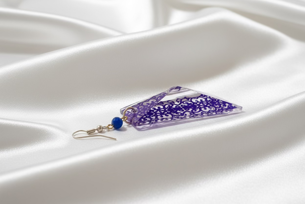 ⚜️Loopy Loops Glass Baguette Earrings