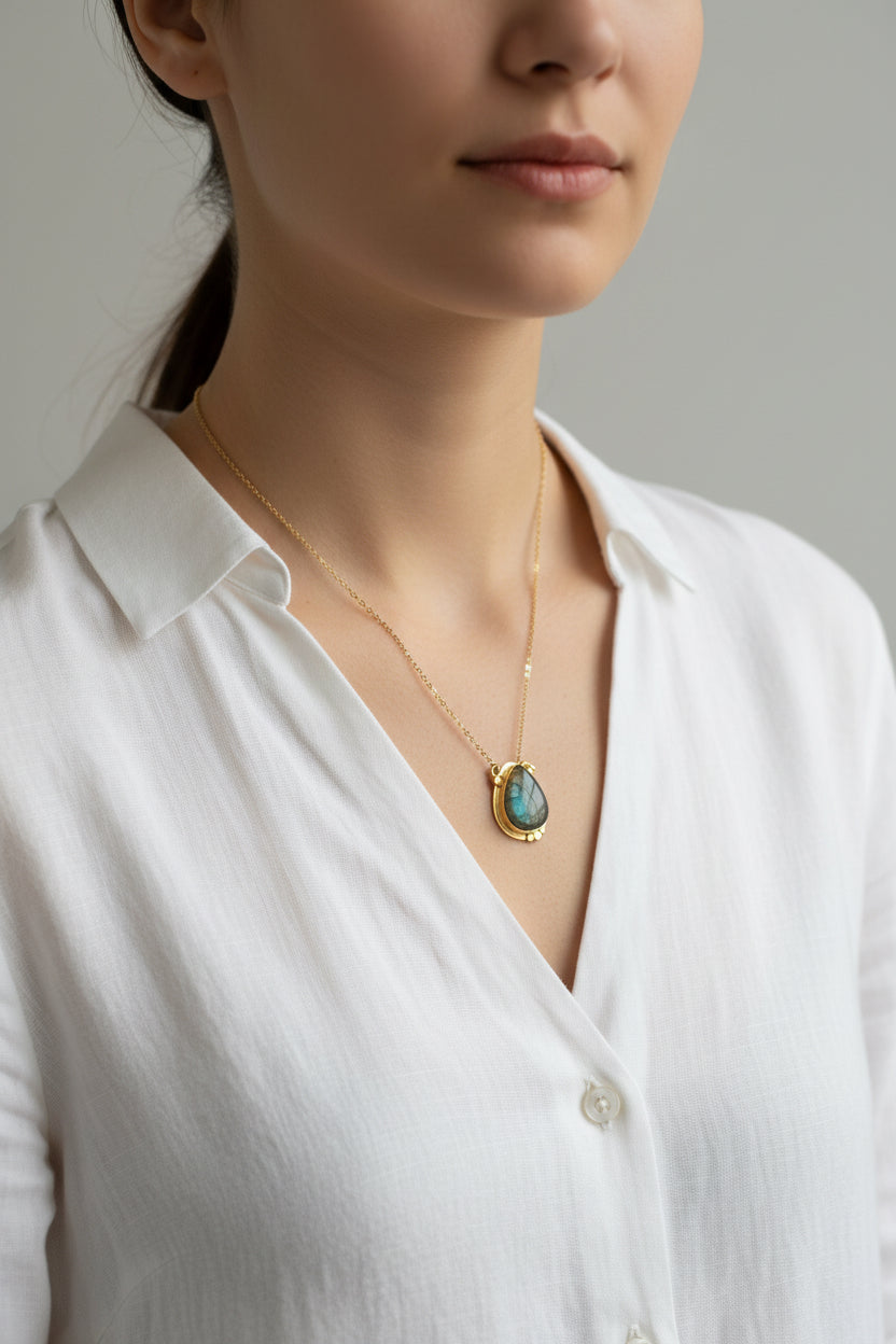 Agadir Labradorite Pendant