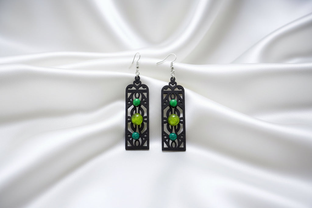 ⚜️Stained Glass Frame Earrings