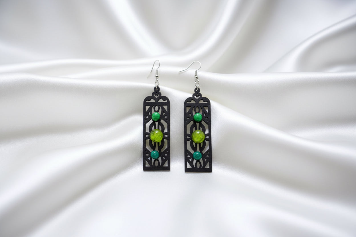 ⚜️Stained Glass Frame Earrings