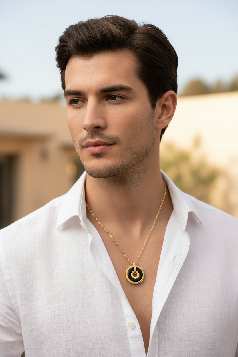 Roman Numerals Pendant Necklace