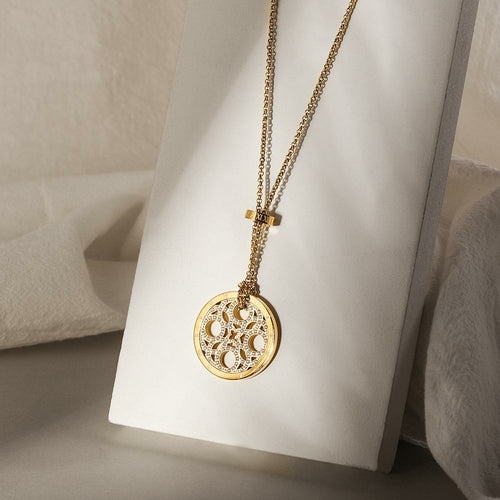 Clover Medallion Necklace