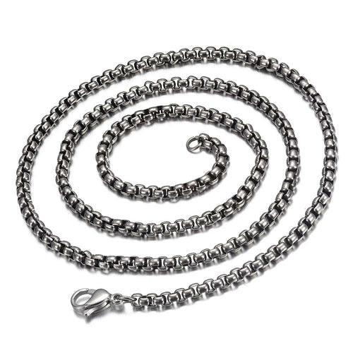 Sterling Silver Skull Pendant Necklace