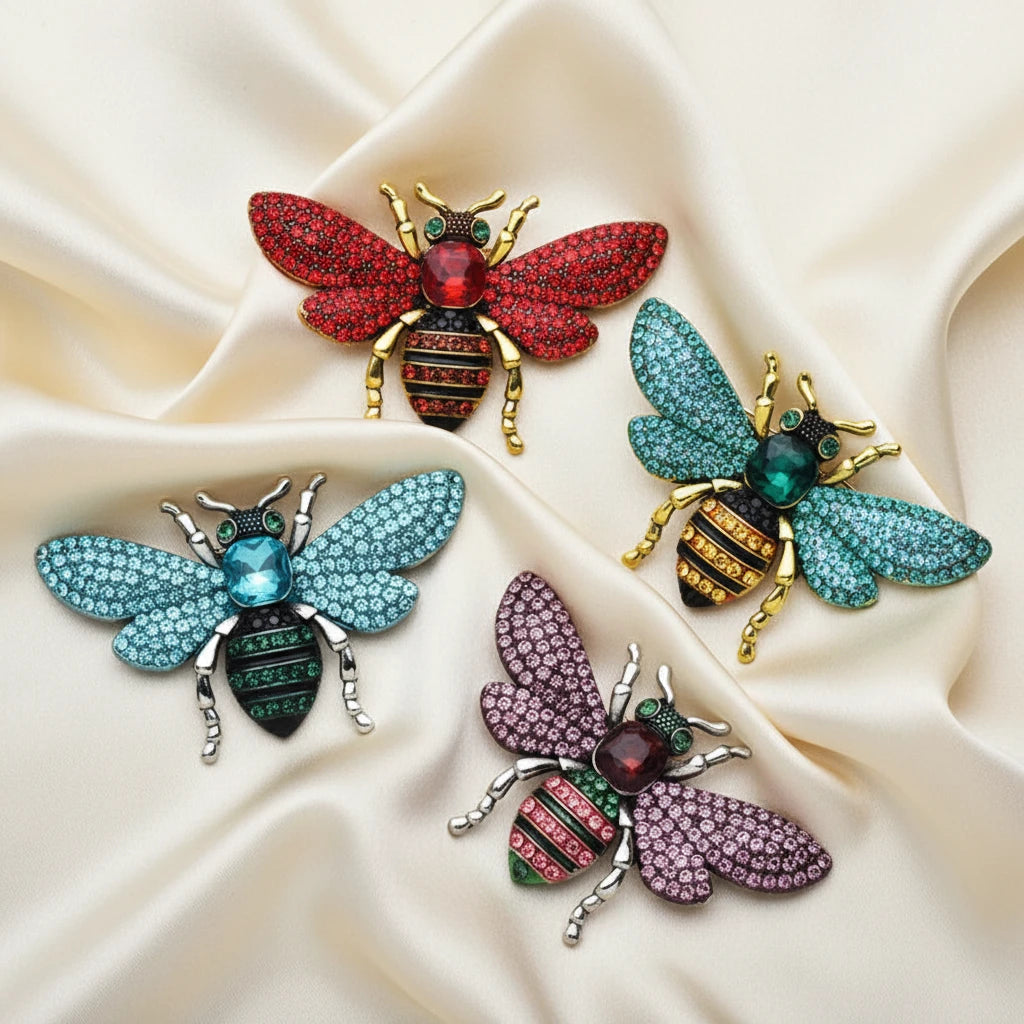 Shining Bee Brooch