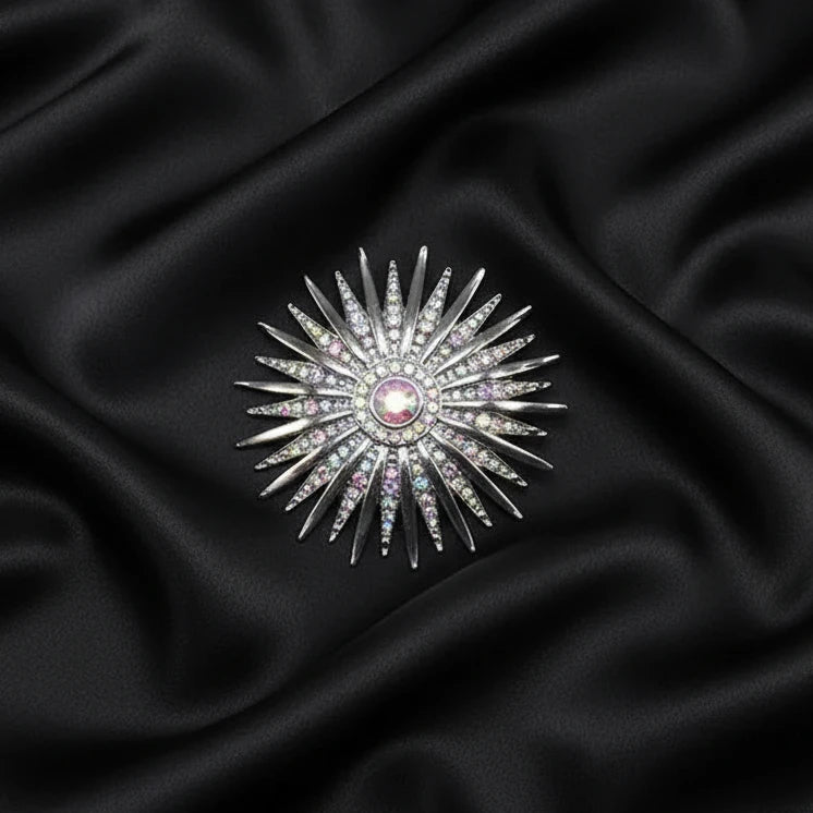 Glistening Sun Brooch