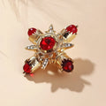 Ruby Burst Brooch