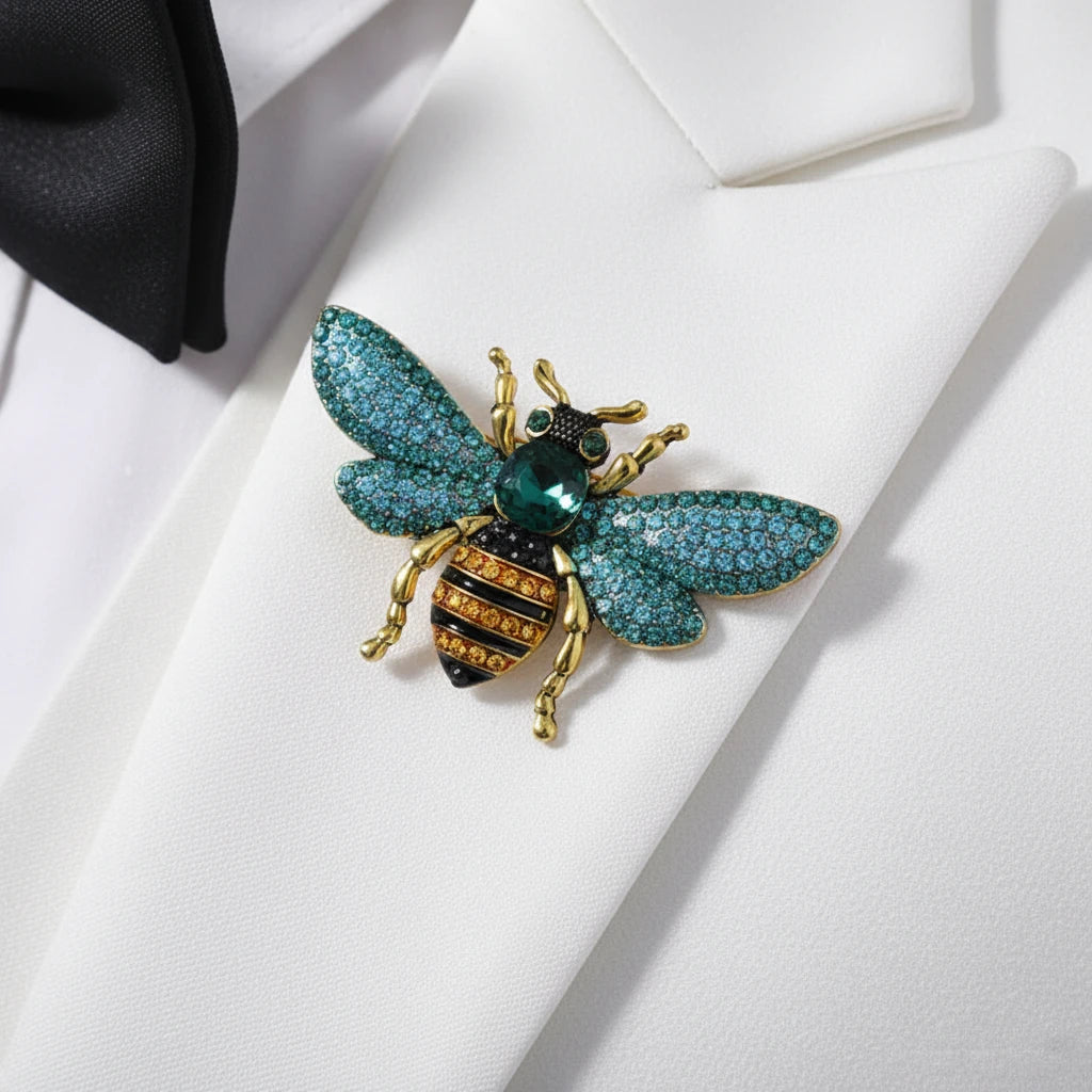 Shining Bee Brooch