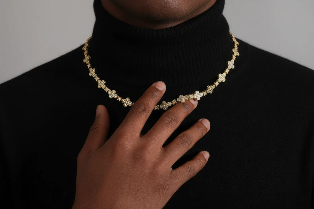 Cross Link Chain Necklace