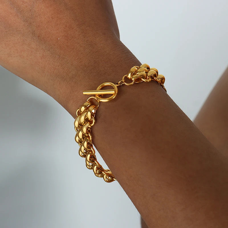 Buckle Stainless Steel Bracelet