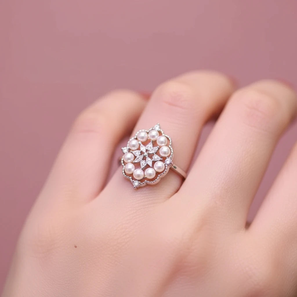 Baroque Pearl Ring